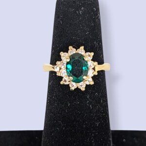 Vintage Glass Stone Costume Ring